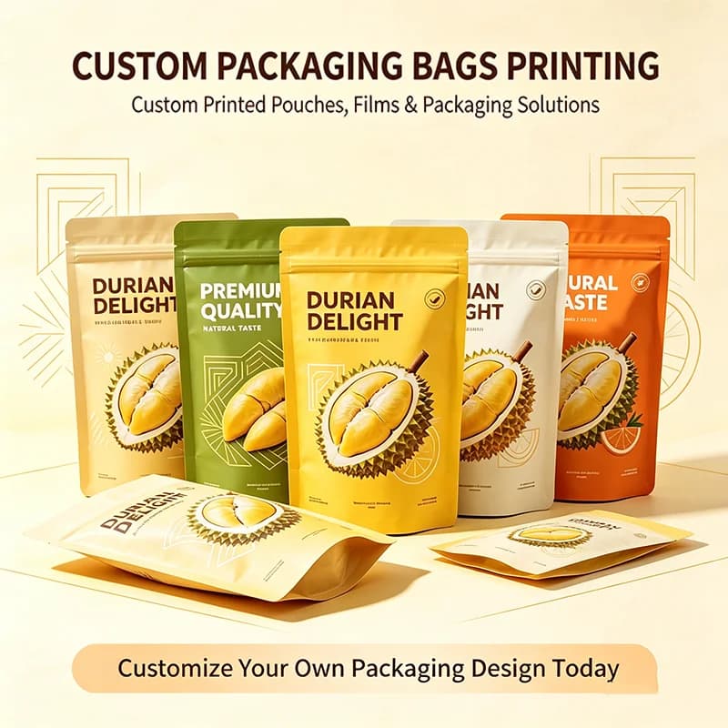 50pcs Custom Food Packaging Bags, Aluminum Foil Bags, Self-Sealing Tea Bags,Nuts Candy Dried fruits Packing Bags