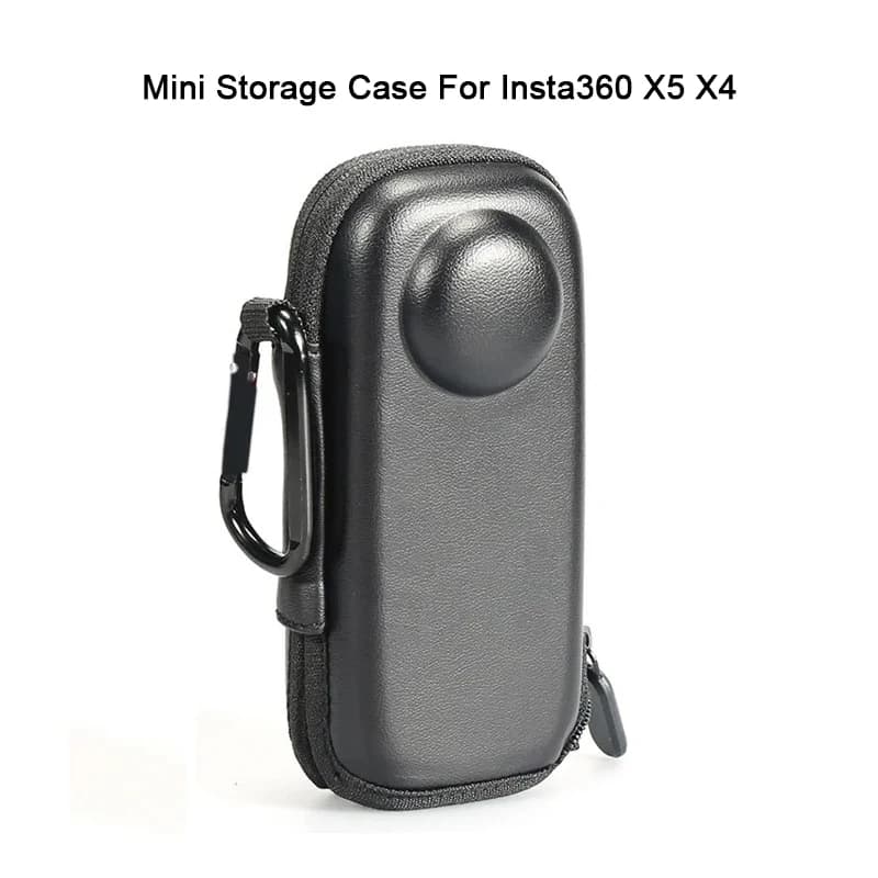 Mini custodia protettiva per fotocamera sportiva Insta360 X5 X4, custodia portatile in PU per accessori Insta 360 X5 X4