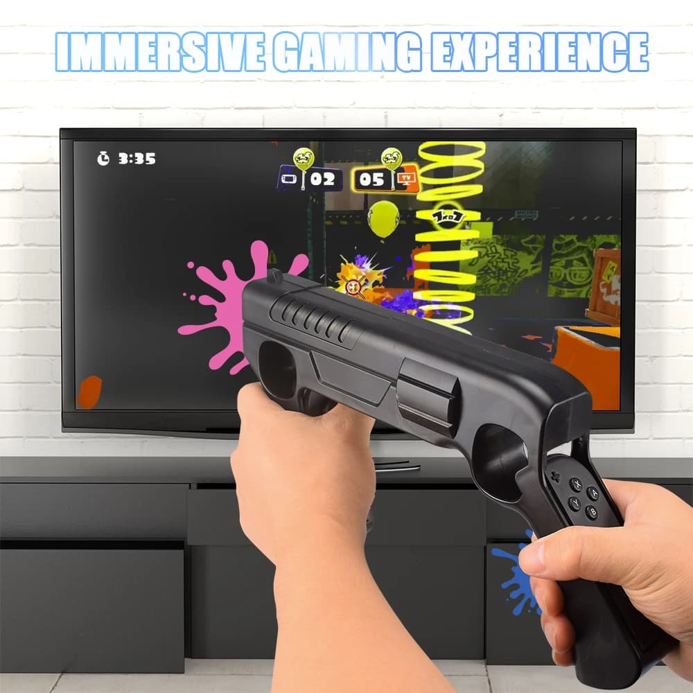 Per Nintendo Switch OLED Joycon Splatoon3 Giochi NS Joy Joy-con Controller Periferiche a induzione Accessori per impugnatura per pistola da tiro