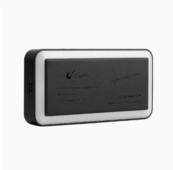 GuliKit NS23 Stazione di Ricarica Universale per Controller, Caricatore Doppio per PS5/PS4/XBOX-ONE/Switch Pro, Accessori per Gamepad