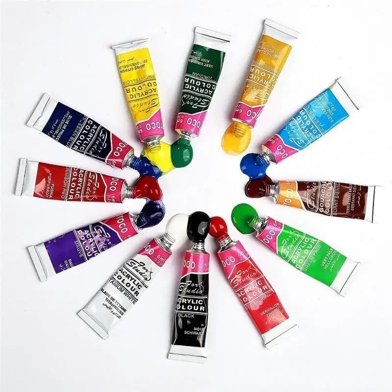 12 Colors/Set DIY Art Painting Pigments Professional Watercolor Set Practical School Utensils