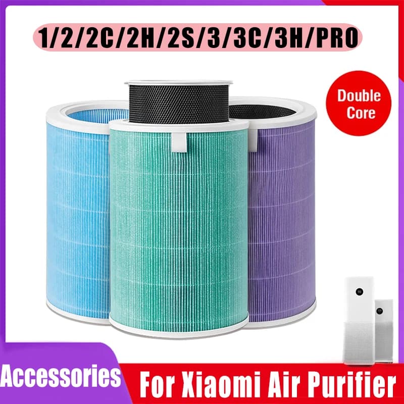 Filtro dell'aria per purificatore d'aria Xiaomi Pro/1/2/3/2H/2C/2S/3H/3C/4, filtro al carbonio anti-batterico e anti-formaldeide