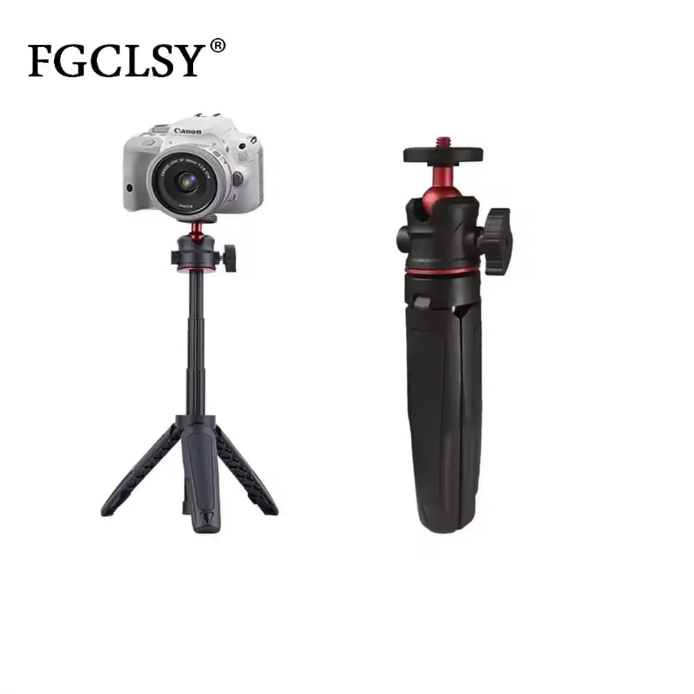 FGCLSY Treppiede con asta di prolunga, mini impugnatura per treppiede per selfie stick per GoPro Insta360 DJI Action Pocket Camera