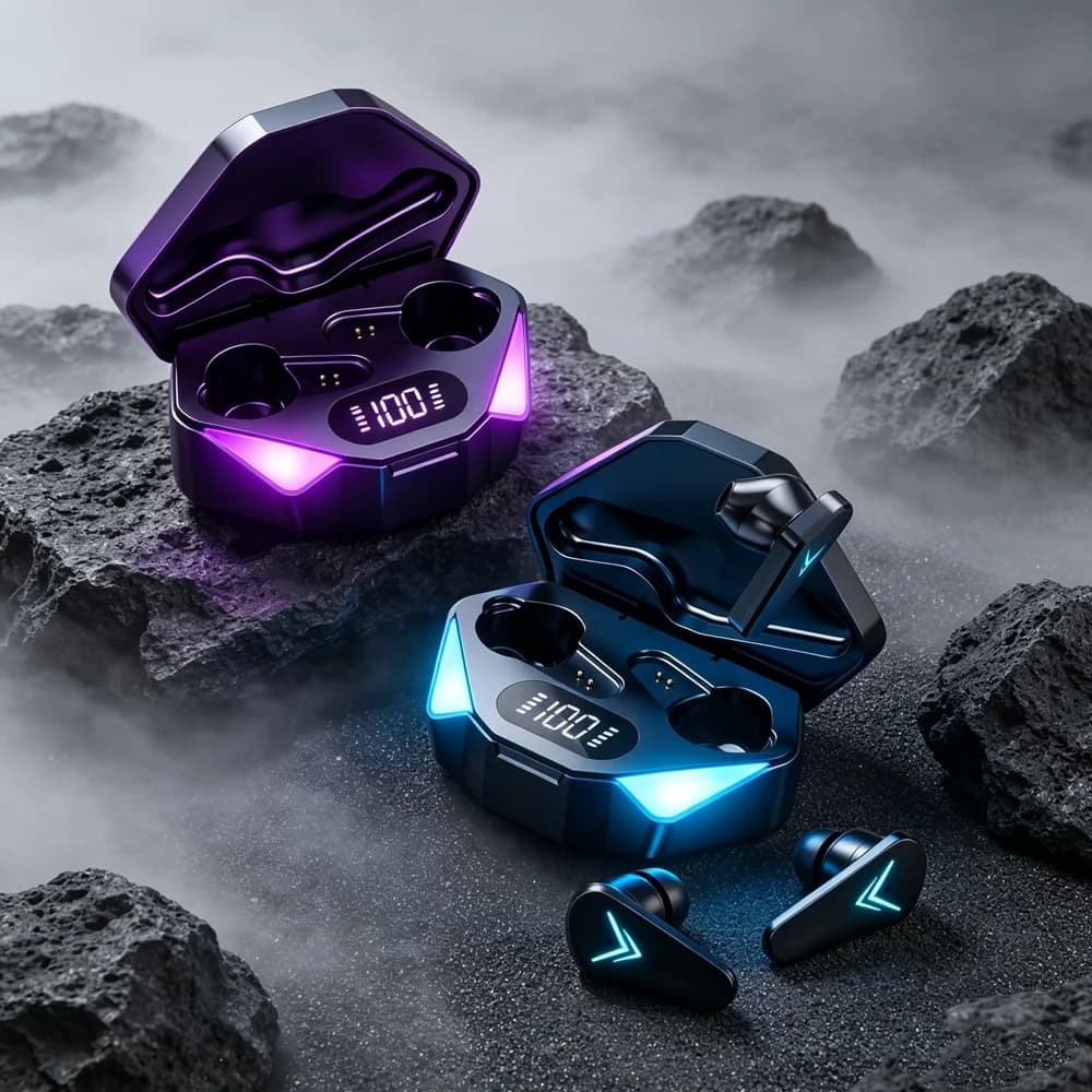 TWS Fone Bluetooth Headphones Wireless Earbuds Bluetooth Earphones with Fast Charging Deliver Hours of Playback in Minutes