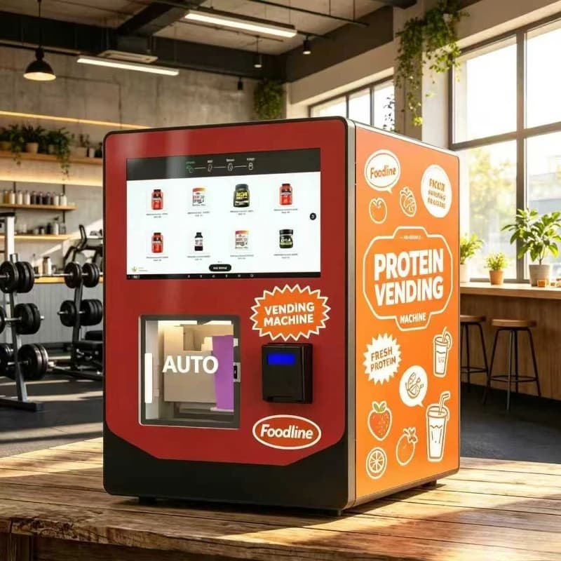 Intelligent Protein Powder Vending Kiosk Commercial Protein Shake Self‑Service Vending Machine For Fitness Studio