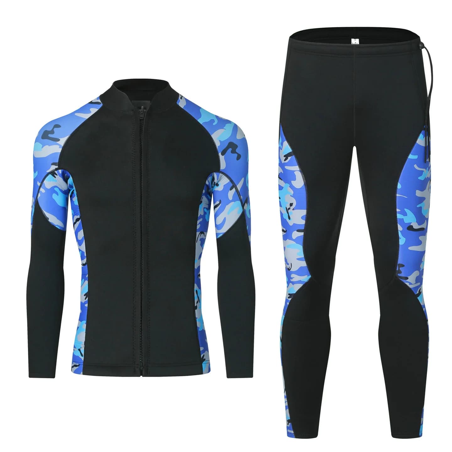 Muta in neoprene from 3 mm Men's Jacket and pants Woman 2 pieces Separate Surf Snorkeling Underwater Fishing Thermal bath costume