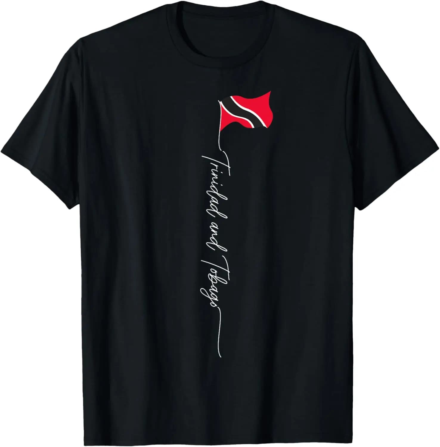 T-shirt con bandiera patriottica tabagiana trinidadan con bandiera Trinidad e Tobago