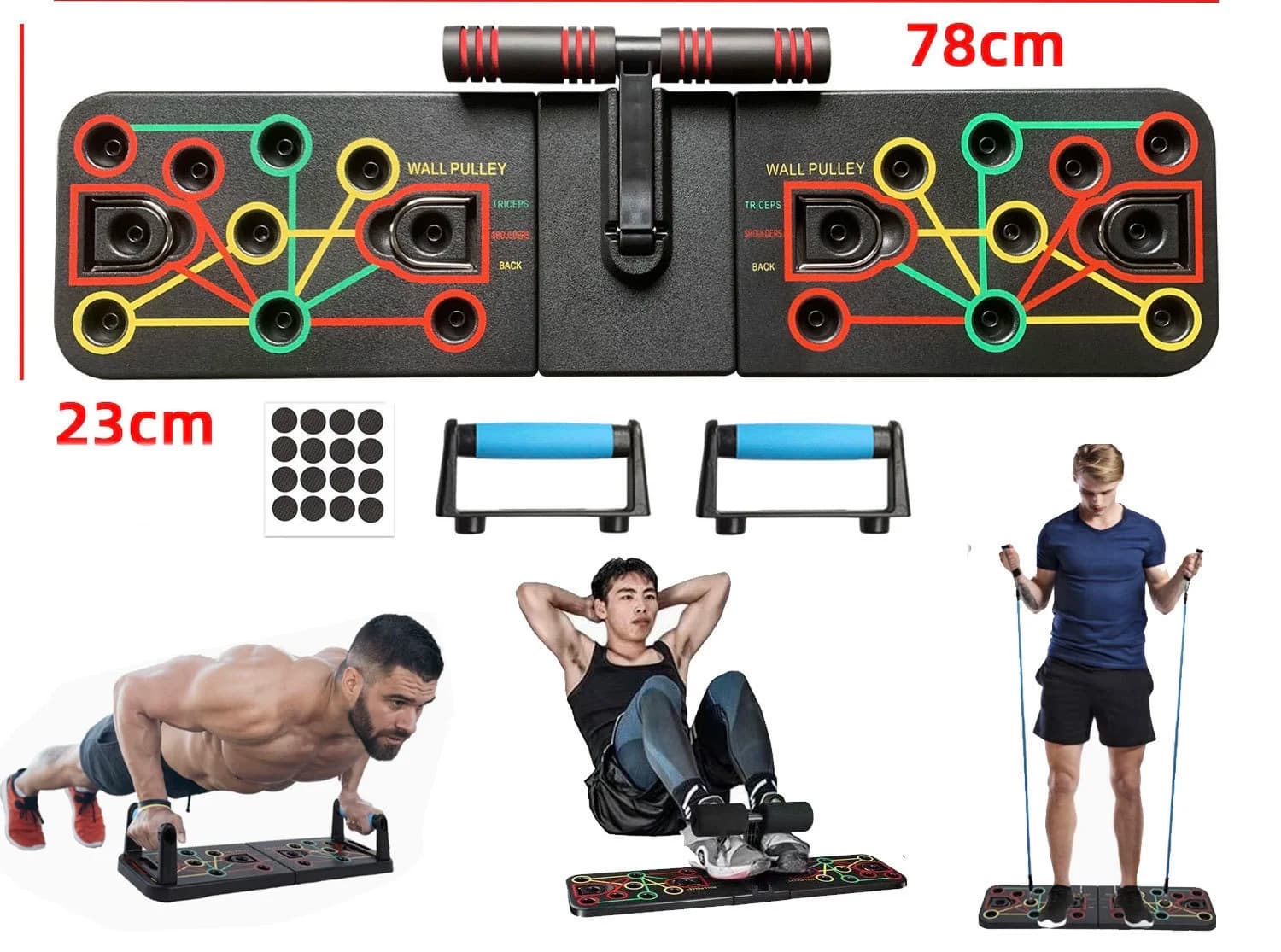 Push-up Sit-up Push-up Table push up 3in1 Push up bar perfect fitness support Strength training equipment
