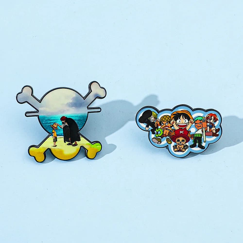 Spilla in metallo smaltato alla moda a forma di cartone animato, accessorio per zaino, abbigliamento e gioielli, un regalo per amici