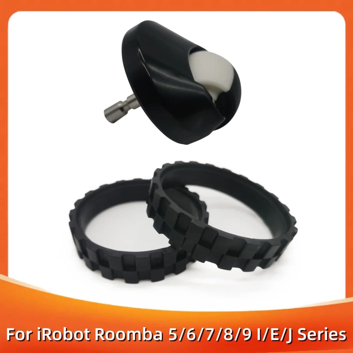 Ruota anteriore di ricambio e TiresSkin per IRobot Roomba I7 E5 E6 500 600 700 800 900 serie iRobot Roomba accessori antiscivolo