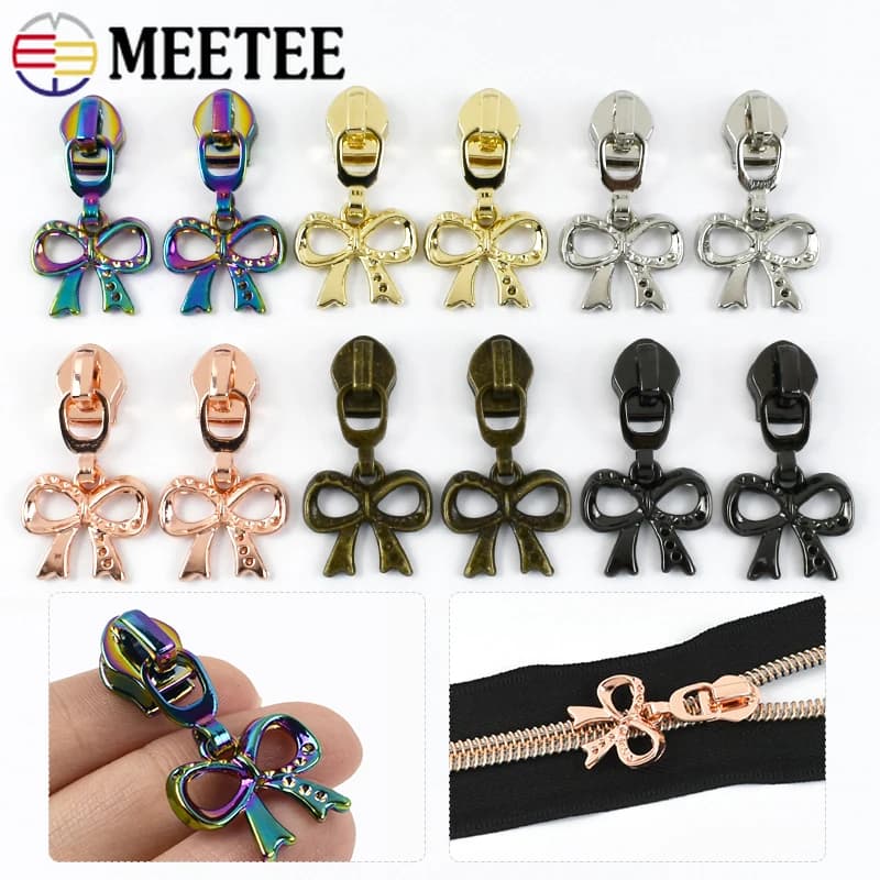 5-20 pezzi 5 # Cursori per cerniere in nylon per borse, giacche, cerniere, chiusure per estrattori, kit di riparazione per chiusura a testa, vestiti, accessori per cucire fai da te
