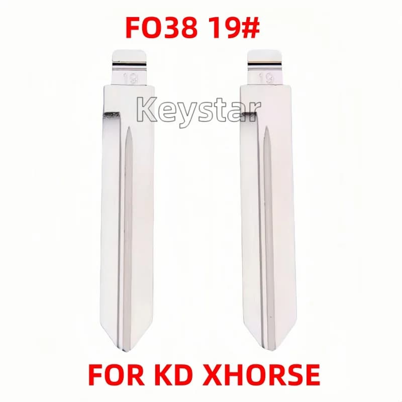 10 pz/lotto Chiave Auto Lama FO38 H75 KD Chiave Vuota 19 # Per Ford Explorer Fusion Taurus Edge Lincoln per KD KEYDIY VVDI XHORSE JMD