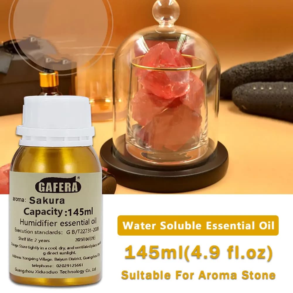 GAFERA 145ml (4.9 fl.oz) Oli Essenziali Sakura/Ritz-Carlton - Per Pietre Aromatiche, Umidificatori e Diffusori in Legno
