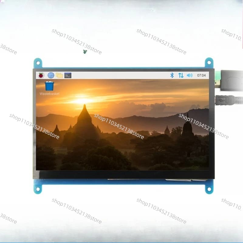 7 Inch 800X480 HDMI capacitive touch screen monitor for Raspberry Pi 3B +/4B