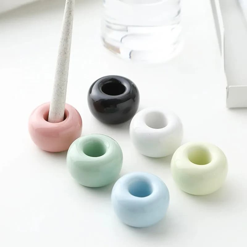 1/2 pezzi portaspazzolino per la casa buoni articoli lavabo spazzolino fisso portapenne per ufficio organizzazione di archiviazione desktop