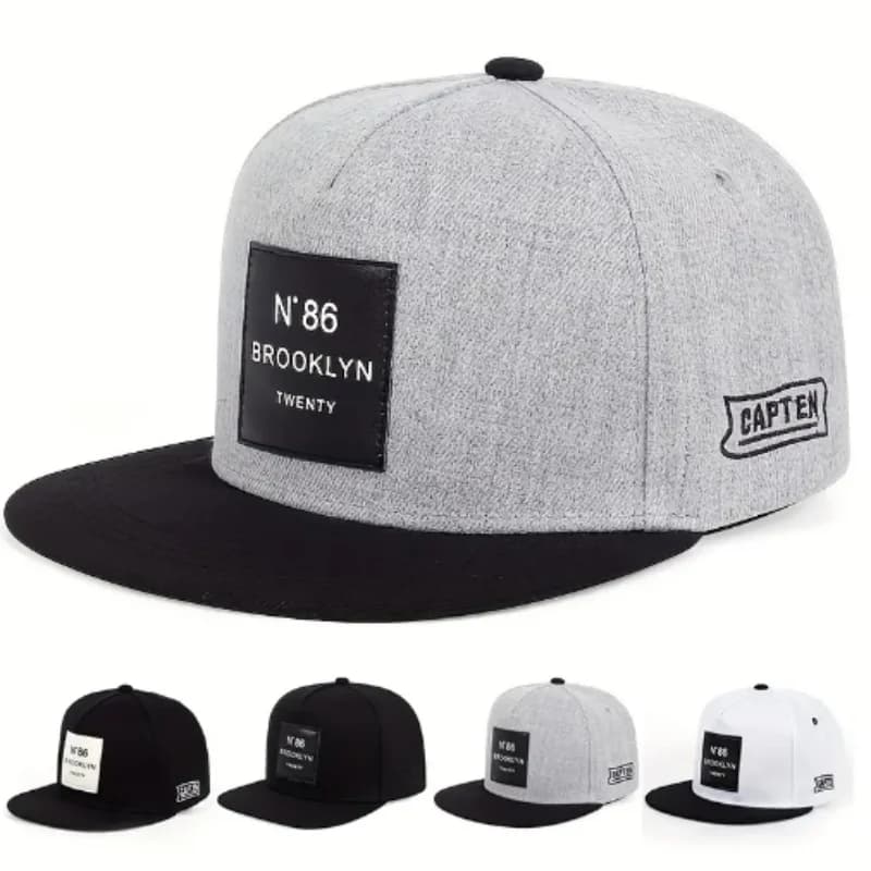 Fashionable N86 Baseball Hat for Men and Women, for All Seasons, Solar Protection, Hip-hop Style, with Embroidery