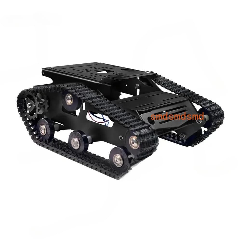 Auto Robot Tank Kit Smart Platform Large Aluminum Alloy Tank Kit with 2WD Motors for Remote Control Robot Arduino/Raspberry Pi DIY