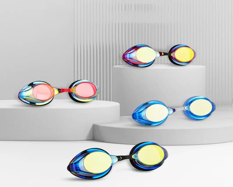 Swimming glasses for children waterproof anti-fog plating HD swimming glasses binoculars for children swimming