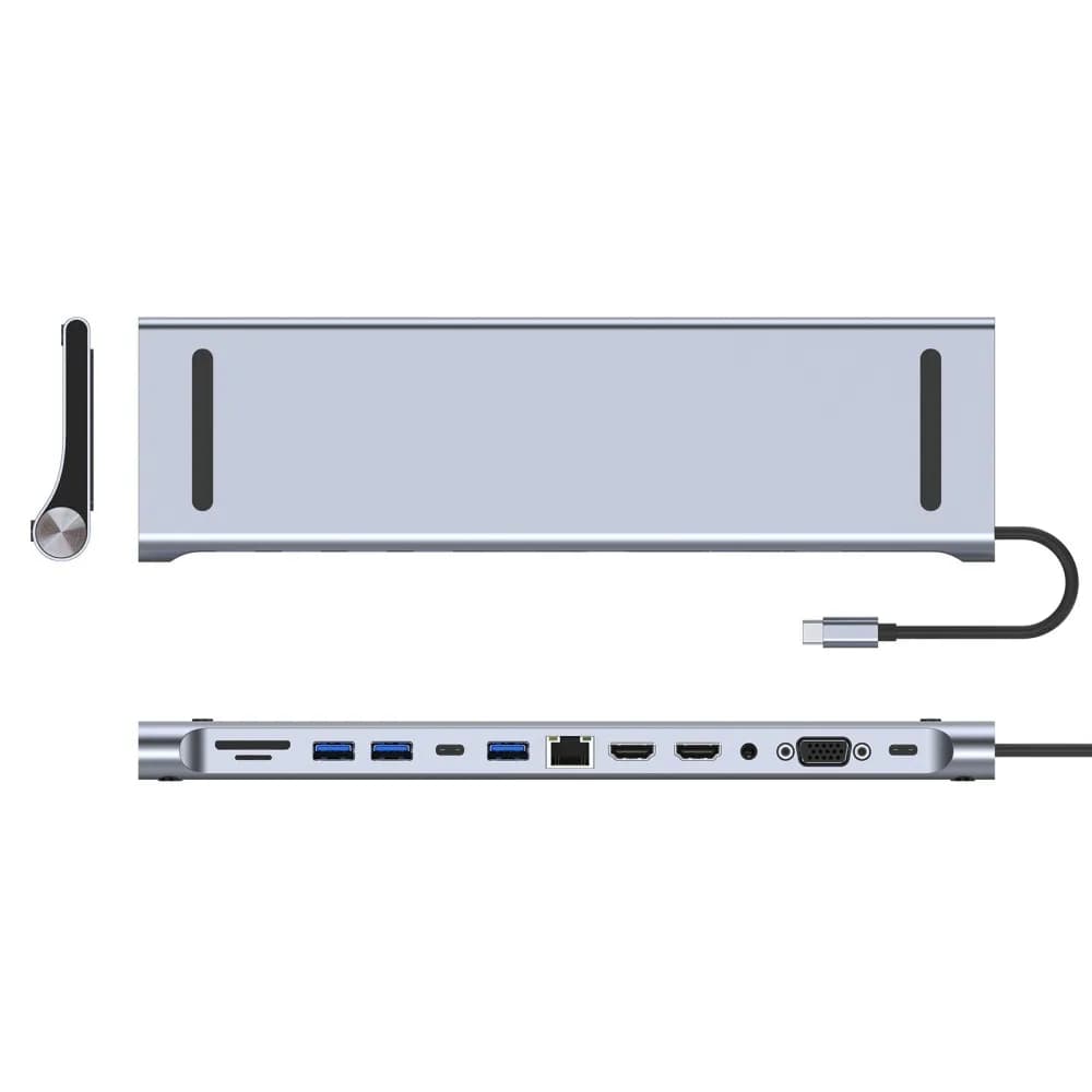 Docking station multi-hub USB Tipo C Estensione multi hub Un dock adattatore Rj45 Pro compatibile HDMI per MacBook Mac Mini Laptop