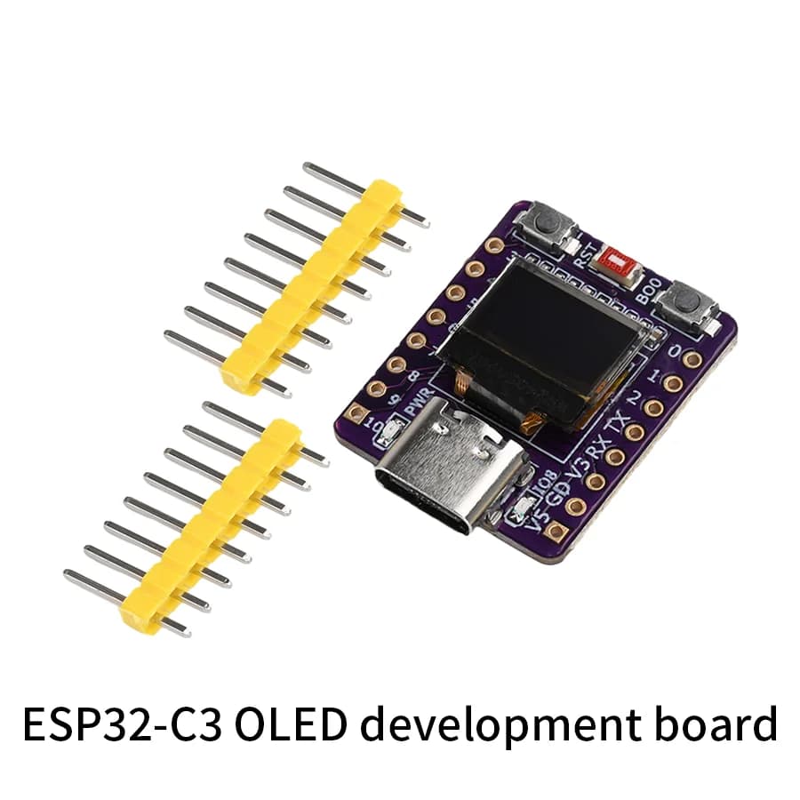 ESP32-C3 Scheda di sviluppo display a luce bianca OLED da 0,42 pollici WiFi Antenna ceramica compatibile Bluetooth Type-C ESP32 per Arduino