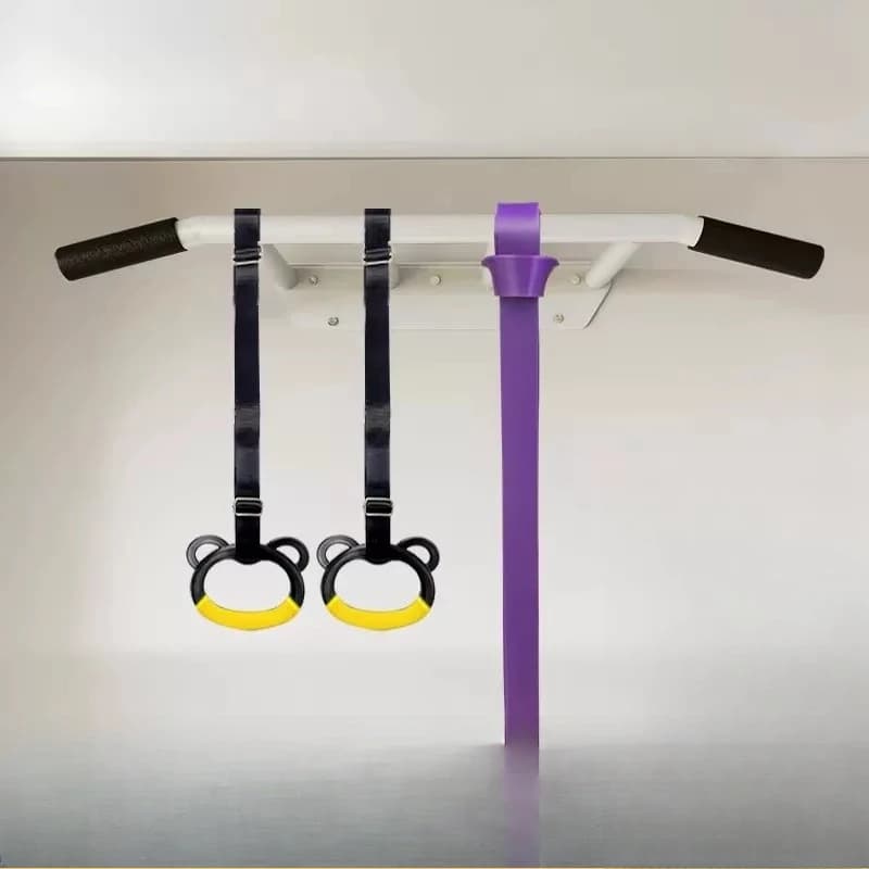 Pull-up indoor horizontal bar punching installation, family multi-functional fitness home wall