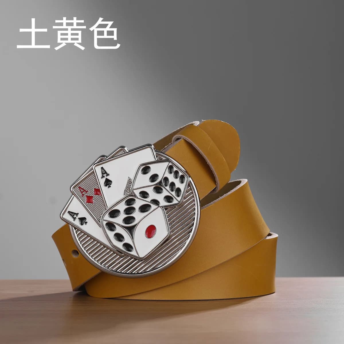 High Quality Fashionable And Unique Men's Genuine Leather Belt With Handcrafted Leather Western Cowboy Style Buckle Belt