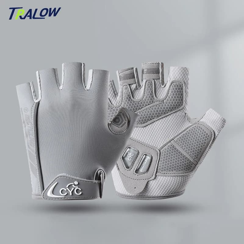 Body Gloves TRALOW Mezze Dita for Men and Women, Anti-slip, Breathable, Lightweight, for Lifting Weights, Cycling, Fishing, Training