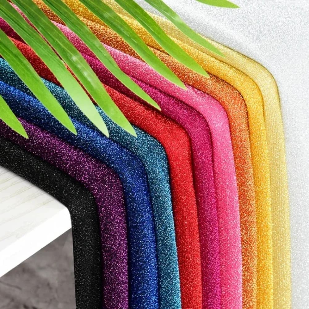 Tessuto in filato colorato indiano per abiti, sfondo fotografico, tessuto per abbigliamento al metro per cucito e materiale fai da te
