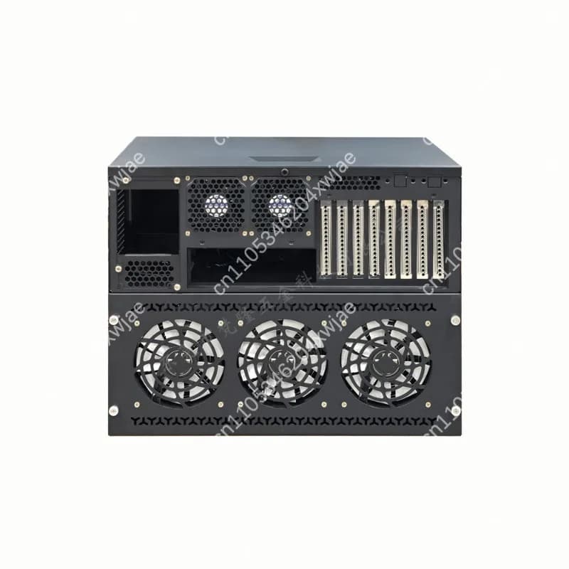 24 Bay Rackmount Storage Server Chassis Support EATX ATX PSU Full Height PCIe Expansion for NAS DIY