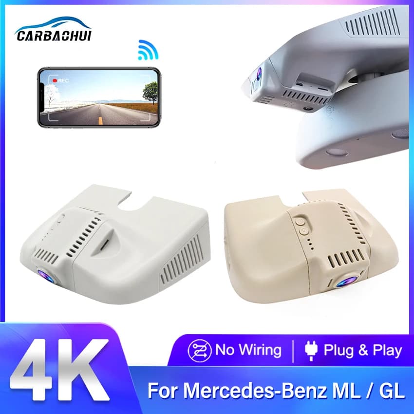 4k Easy to install Auto Dvr Dash Cam Camera for Mercedes Benz ML w166 w164 ml320 ml350 for Mercedes GL x164 x166 gl320 gl350 gl4