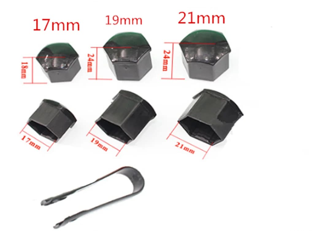 Auto shape 20pcs car wheel cover screw protector dust protection 17 19MM for Porsche 918 Cayman Boxster 919 718 GT3