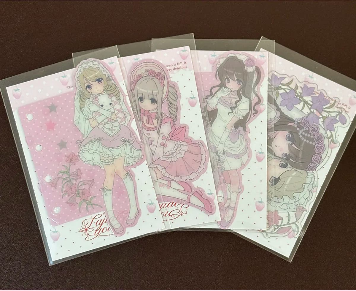 Kawaii Divider for Planner Sweet Girl Anime Binder Index Tabs PVC A5 A6 A7 M5 Journal Dividers Ring Notebook Stationery