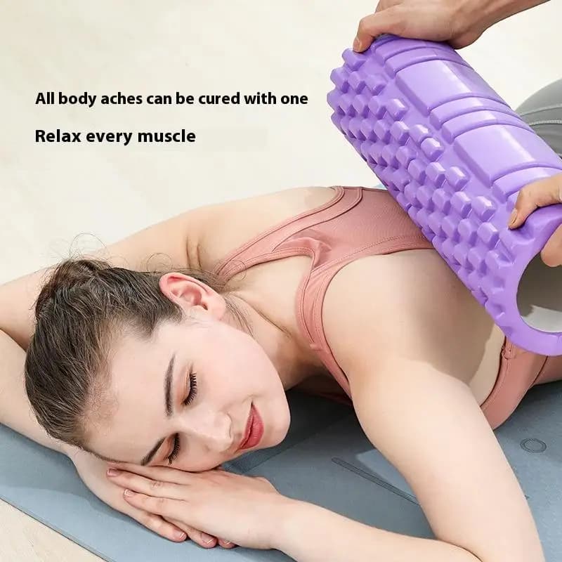 30cmYoga Column Back Roller Fitness Muscle Relax Foam Roller Home Gym Massage Stick Yoga Wheel Exercicios Pilates Equipment