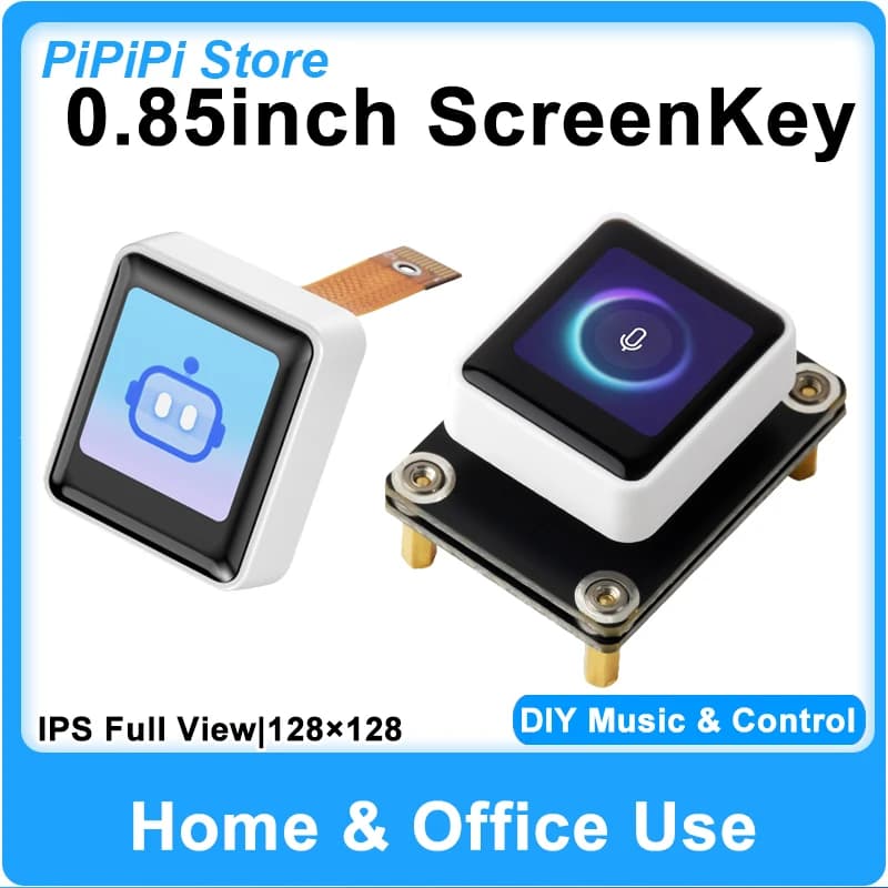 Modulo tastiera meccanica con schermo LCD IPS da 0,85 pollici 128×128 SPI ST7735 Driver per casa, ufficio e progetti fai-da-te per Arduino ESP32 Raspberry Pi