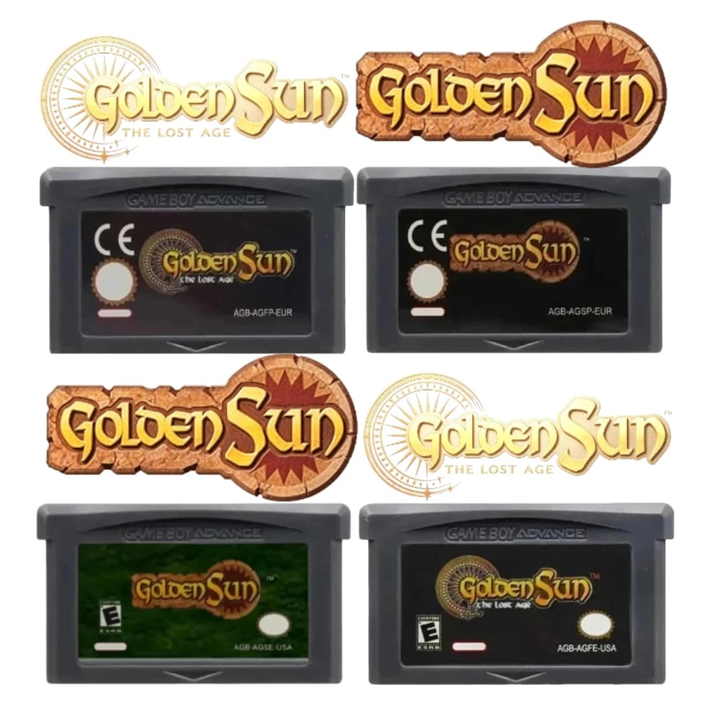 Golden Sun: The Lost Age GBA Game Cartridge USA/EUR Version Advance GBA SP DS Classic JRPG Retro Video Game Collection Gift