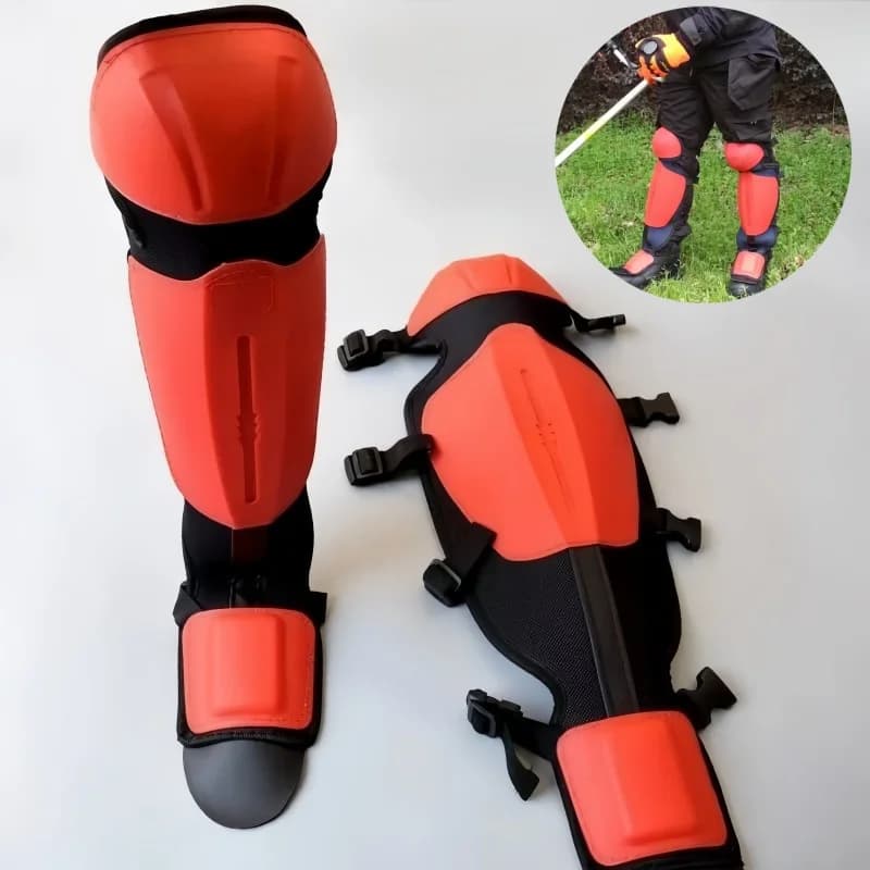 2 pezzi ginocchiere da giardinaggio ispessite parastinchi protezioni per le gambe ghette da taglio per la pulizia del pavimento erbacce rifilatura lavori di costruzione