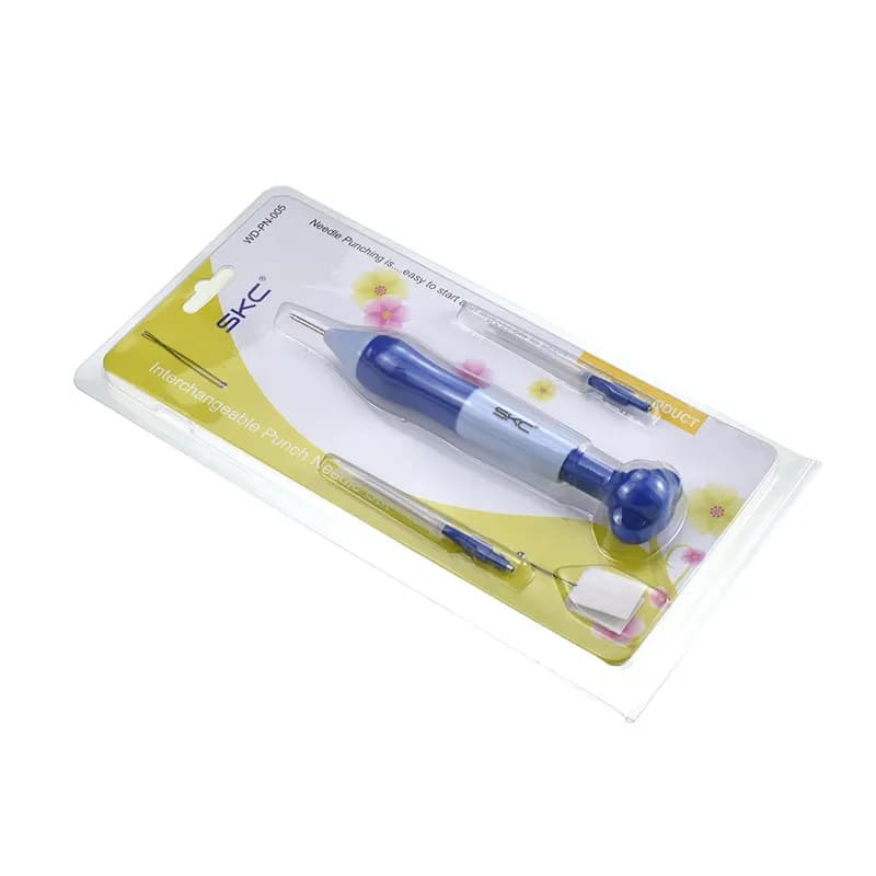 Set di penne per ricamo magico Design per ricamo tridimensionale Pratico strumento per maglieria con ago per tessitura fai-da-te in plastica ABS
