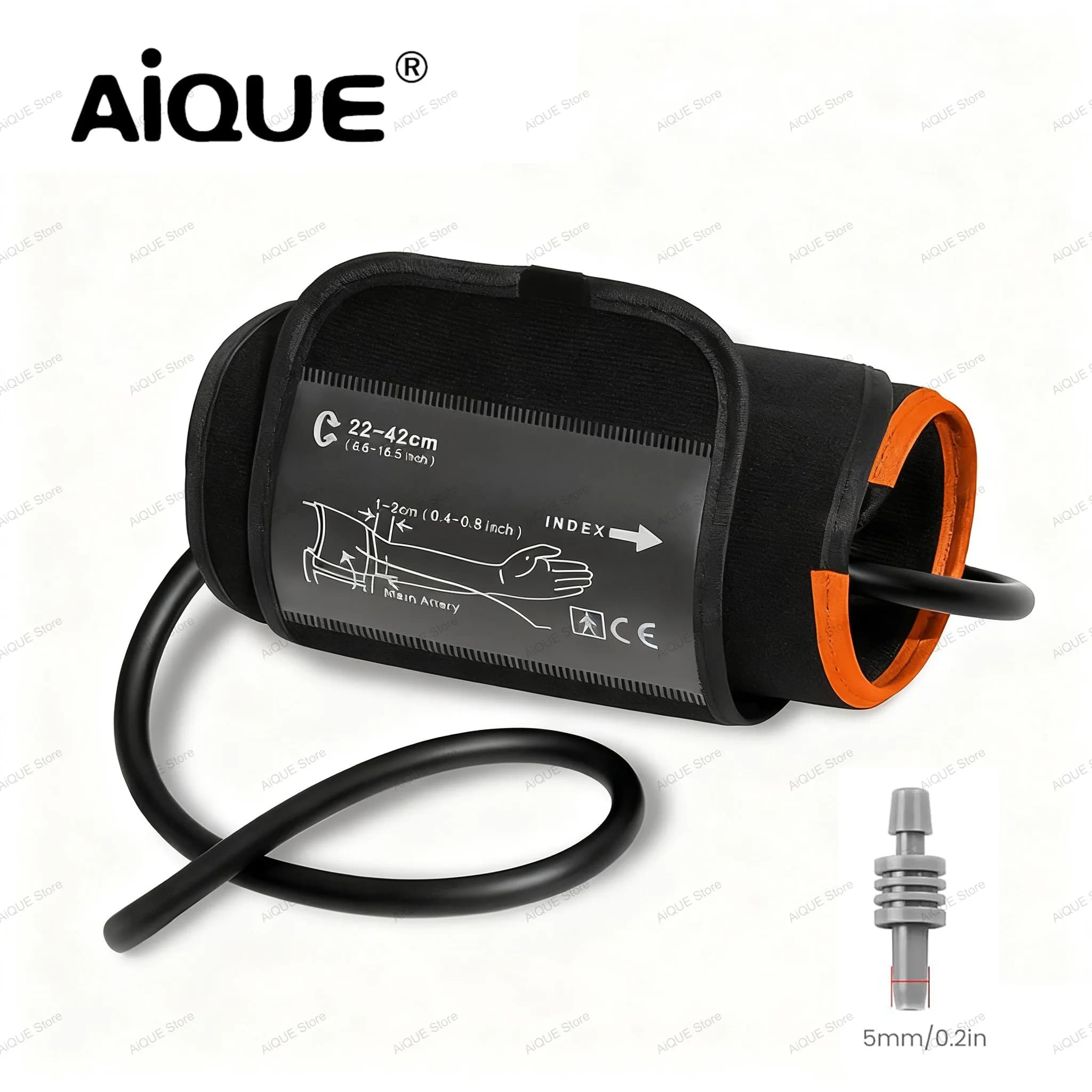 AiQUE 360 ° Professional Armband Surround 22-42 cm portable for touchometer Digital Tonometer Bracelet for blood pressure monitor