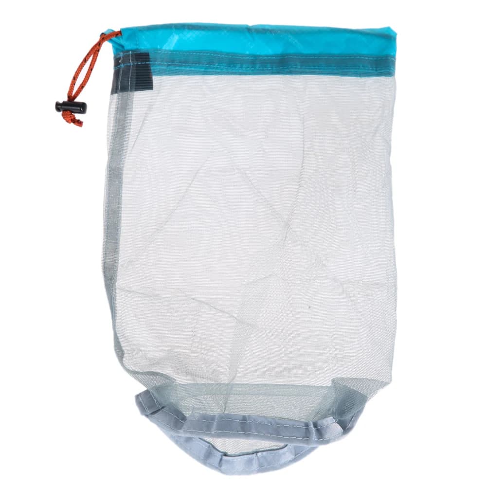 Ultralight Nylon Mesh Sleeping Bag Sacks Ultralight Nylon Mesh Bags Mesh Laundry Bag Laundry Outdoor Bag for Travelling Hiking