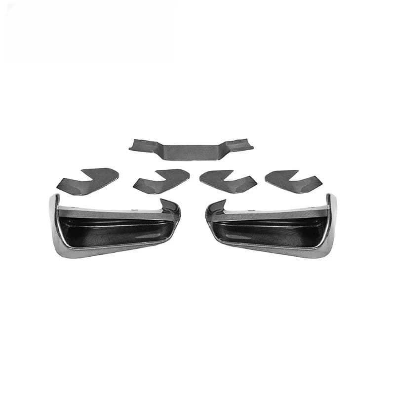 Carbon fiber rear bumper rear shovel tail lip modified diffuser auto parts