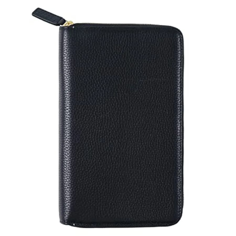 Copertina in Pelle con Cerniera per Weeks - Compatibile con Hobonichi Weeks e Weeks Mega Notebook Planner