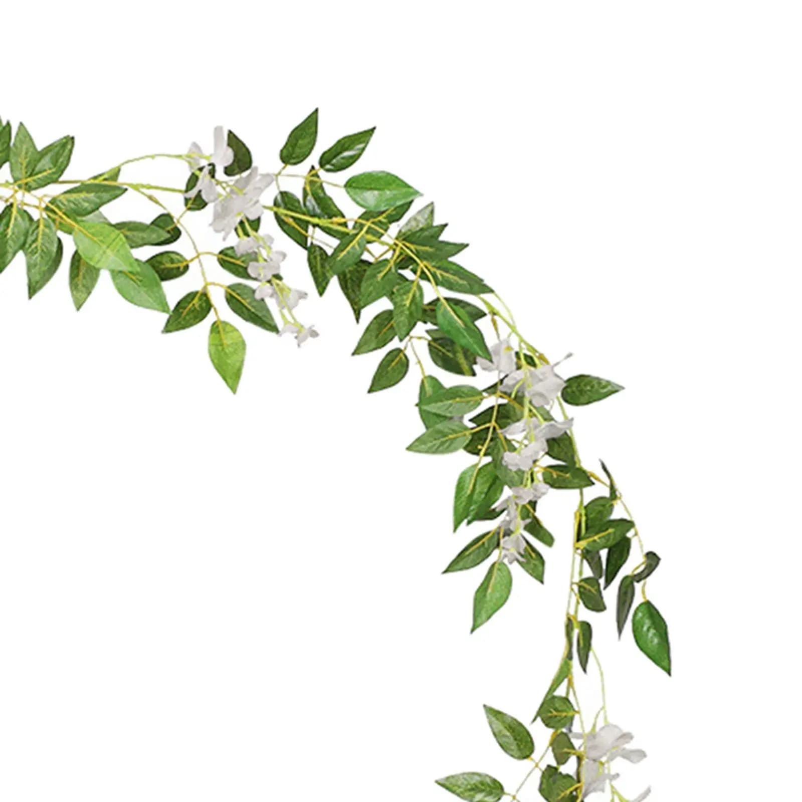 Artificial Vines Floral Garland Fake Plants Vine Silk Flower Garland String for Door Centerpieces Fireplace Arch Decors