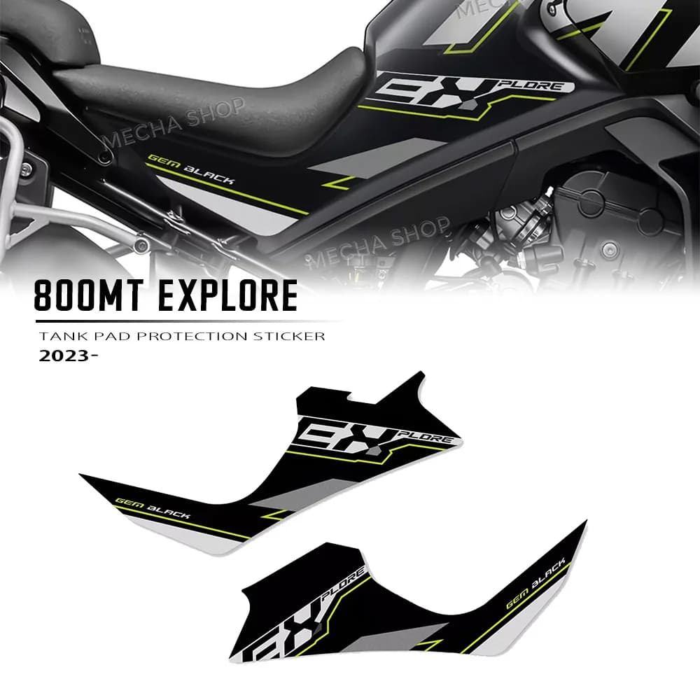 Per CFMOTO MT800 800 MT 2023 2025 Accessori Moto Adesivi Protezione Antiscivolo Serbatoio Carburante Set Decalcomanie