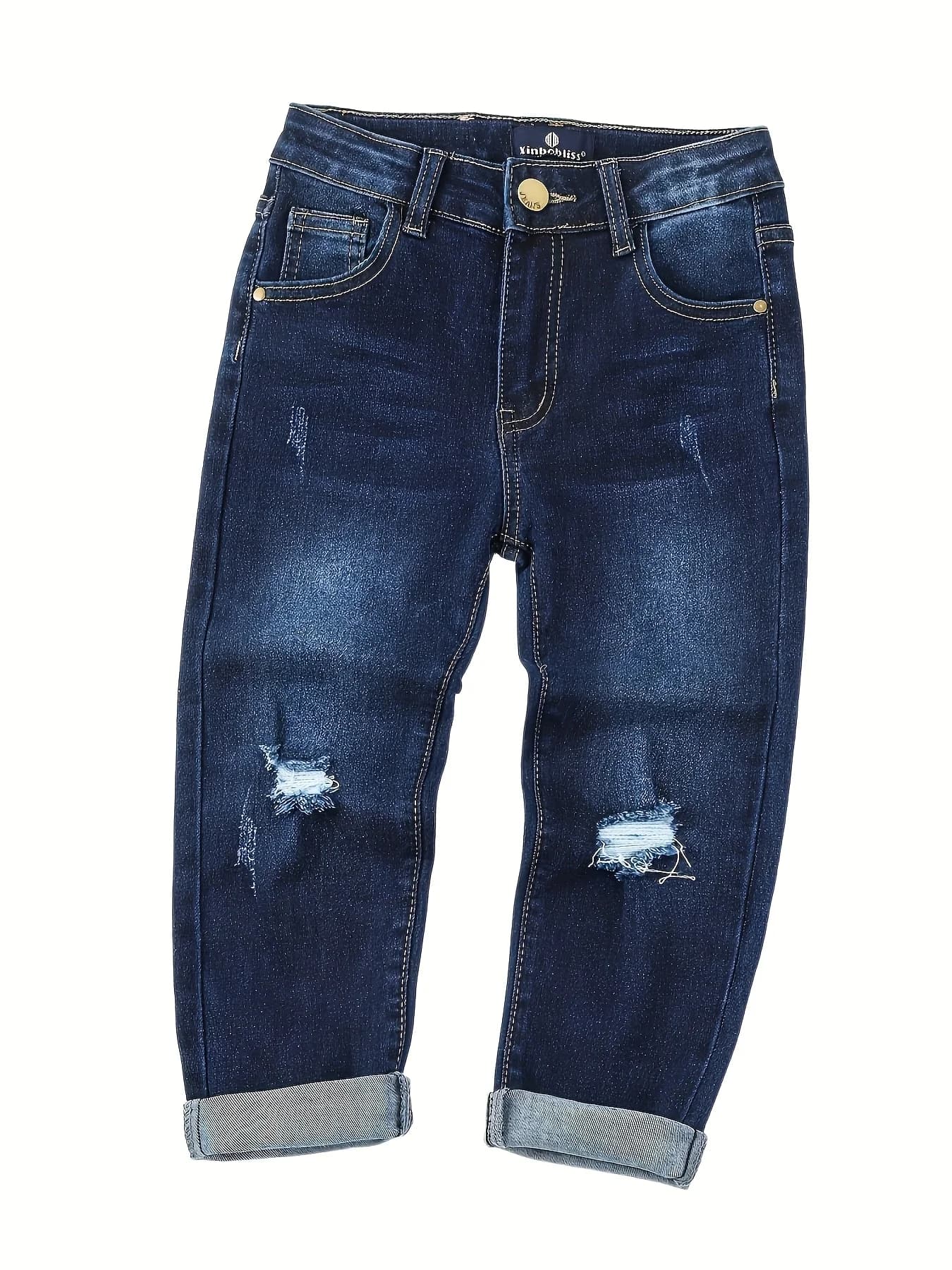 Nuovi Jeans Casual per Bambini, Pantaloni Slim in Denim per Primavera e Autunno, Regali per Bambini 3-8 Anni
