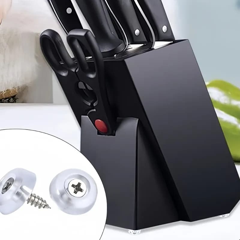 16Pcs Thick Rubber Feet Pads, Wear-Resistant & Stable, for Cutting Boards & Appliances, Reduce Vibration & Anti-Scratch