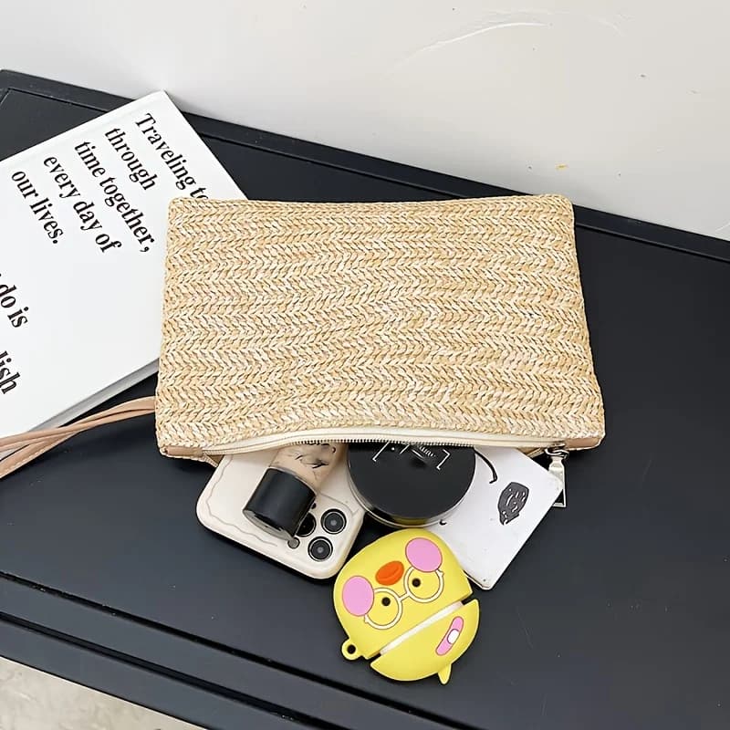 Nuovo Stile Portafoglio Grande, Pochette da Donna, Borsa per Cellulare, Portamonete, Borsetta