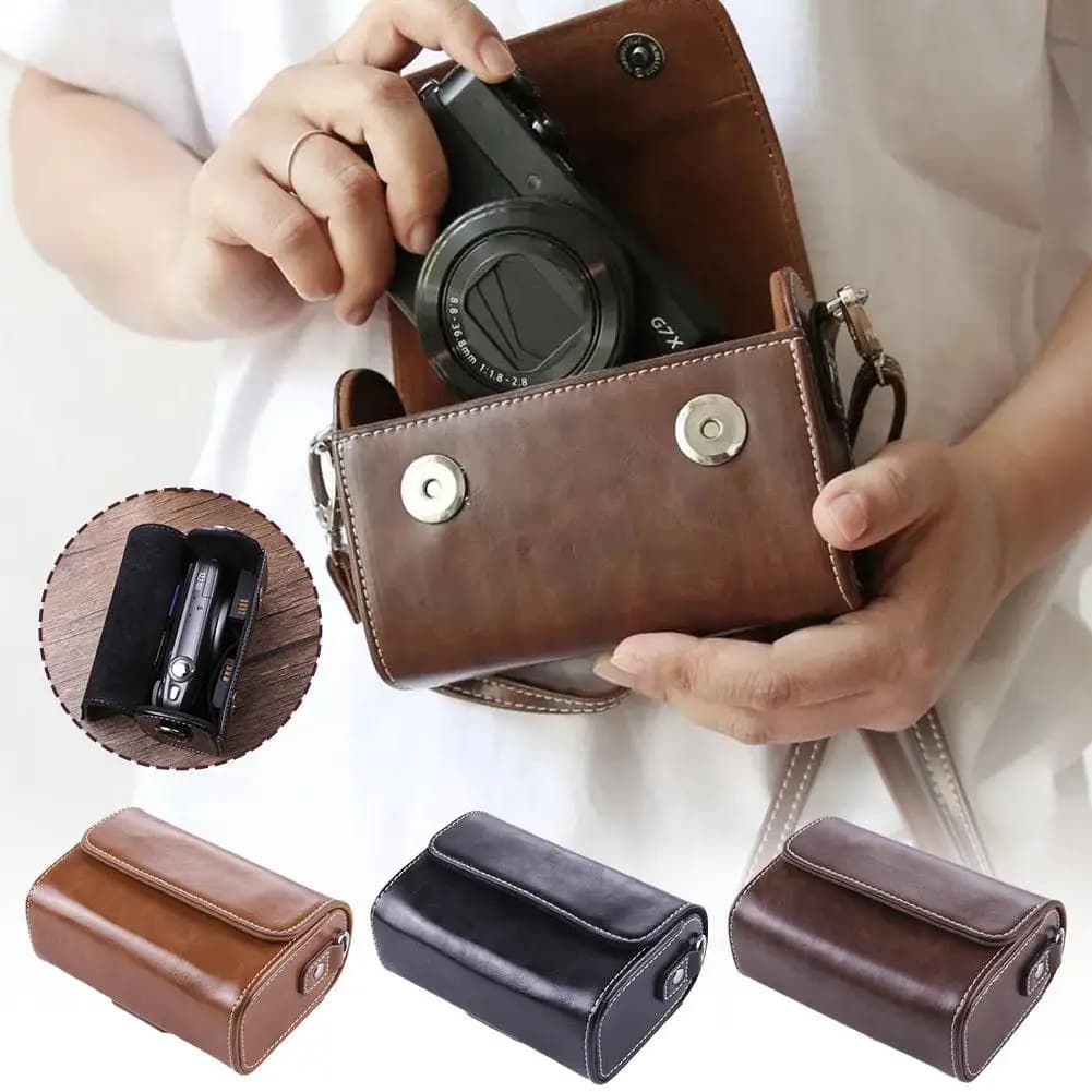 Borsa universale per fotocamera da 1 pezzo per Sony RX100 Series, custodia organizer per accessori per fotocamera Canon G5X2 Action Camera