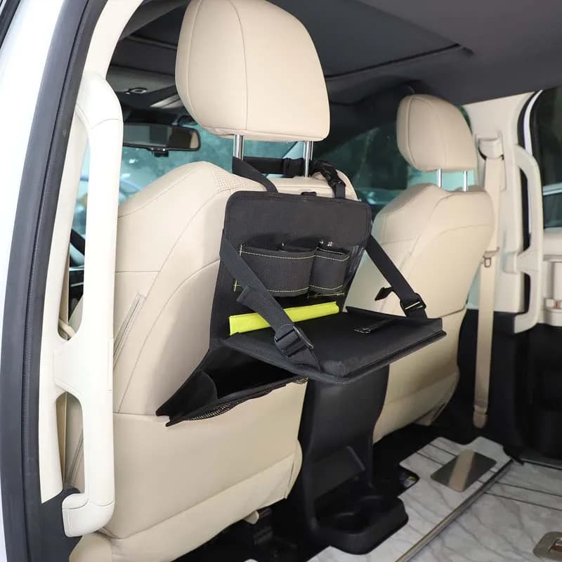 Borsa portaoggetti per sedile auto, organizer per sedile posteriore, tavolino pieghevole, vassoio per tablet, accessori auto per Toyota Sienna XL40 2021-2026