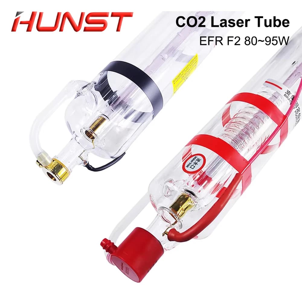Tubo laser CO2 HUNST EFR F2 80W, diametro 80 mm, lunghezza 1250 mm, adatto per macchine per incisione e taglio laser