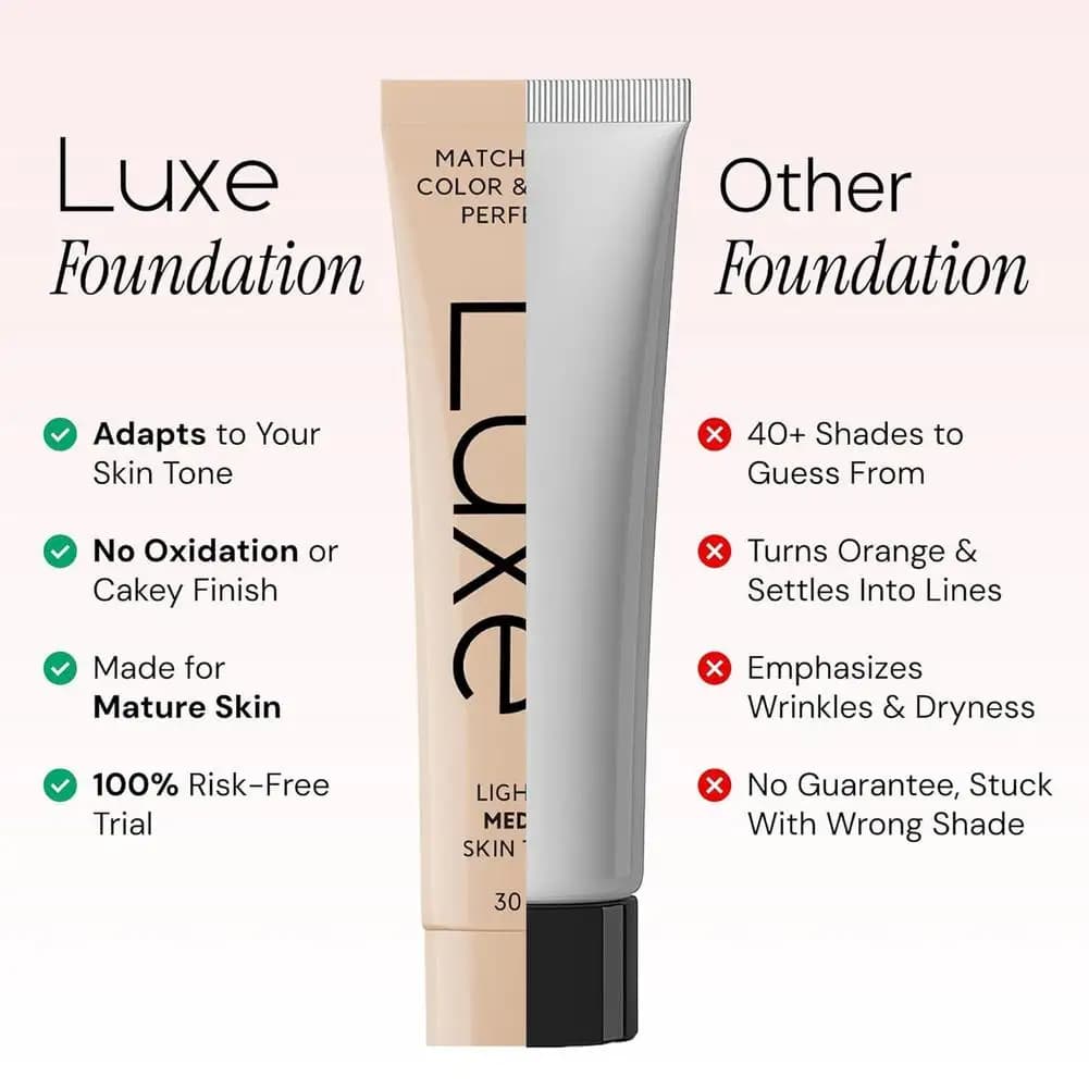 Fondotinta Luxe Color Adjust 12H, Texture Light and Breathable, Cover the Acne, Nutre la Pelle, Multifunctional base for the Face
